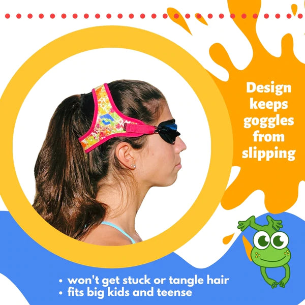 frogglez goggles Frogglez Swim goggles for kids that don't pull hair – shopaquaria